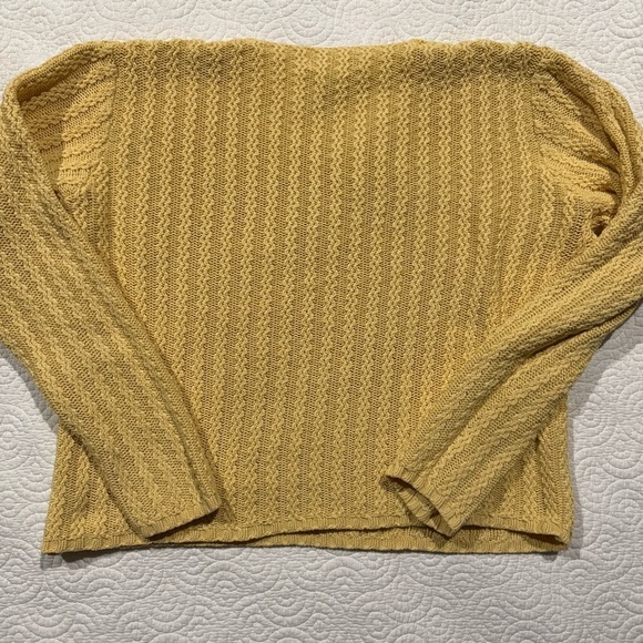 Women's Yellow Sweater 100% cotton - Picture 10 of 12